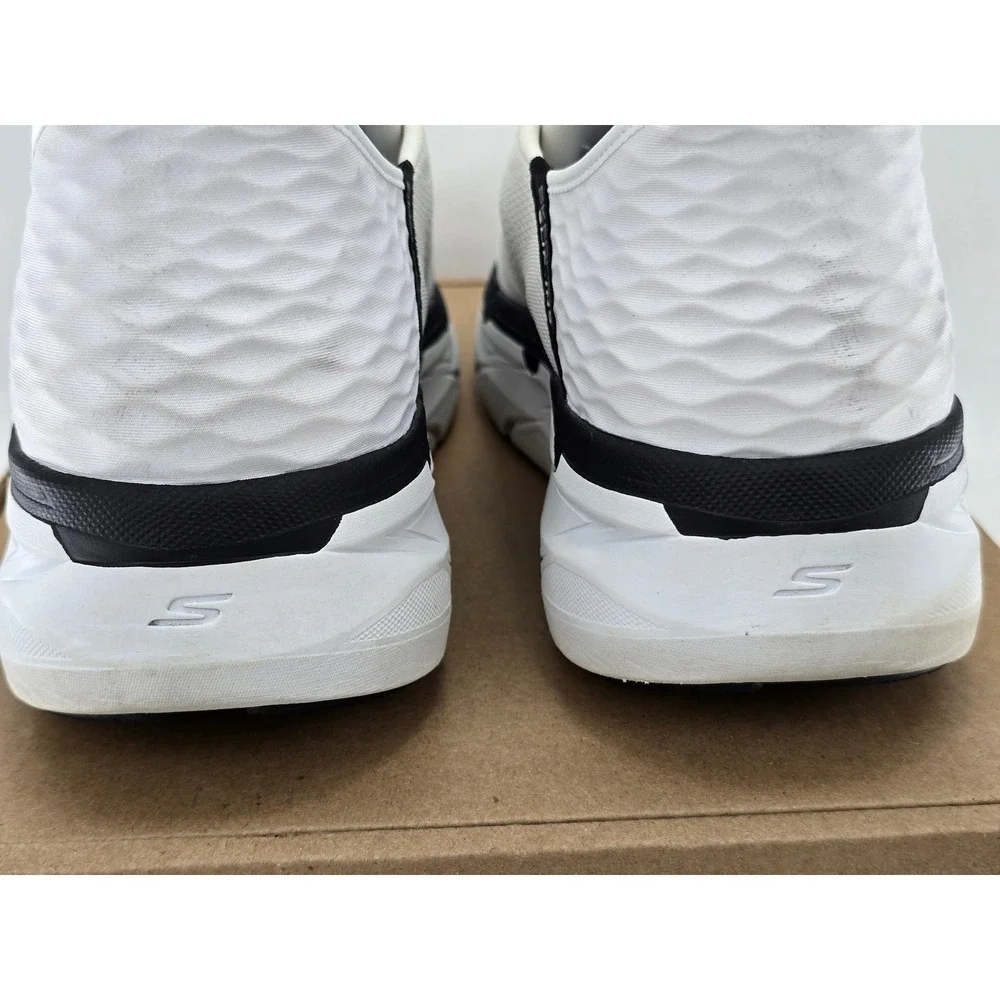 Skechers Max Cushioning Elite Slip-Ins Mens 13 White Black 220313 - Excellent